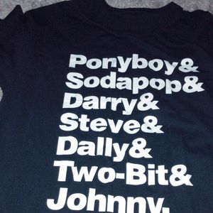 the outsiders t-shirt